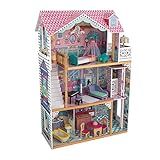 KidKraft Annabelle Wooden Dollhouse with Elevator, Balcony and 17 Accessories, Gift for Ages 3+ | Amazon (US)