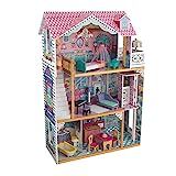 KidKraft Annabelle Wooden Dollhouse with Elevator, Balcony and 17 Accessories, Gift for Ages 3+ | Amazon (US)