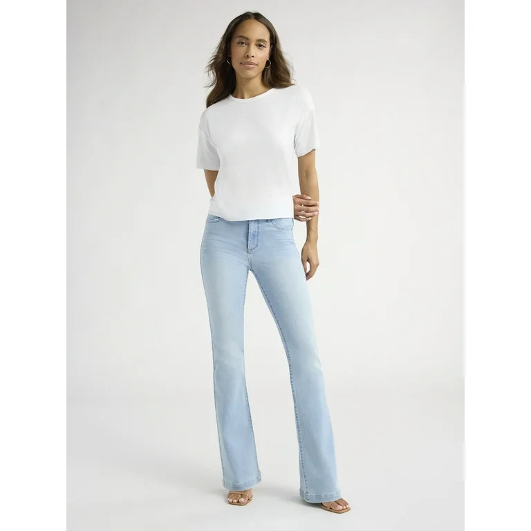 Sofia Jeans Women's Crewneck Tee with Short Sleeves, Sizes XS-XXXL - Walmart.com | Walmart (US)