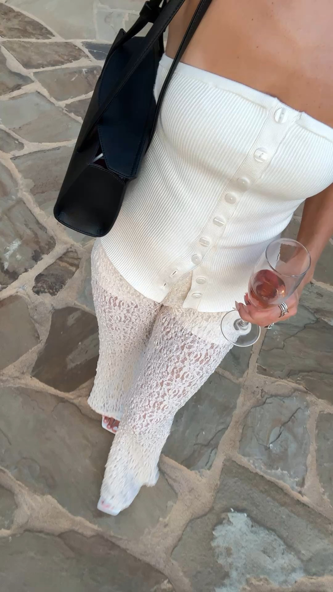 tonight’s theme: 
 Parisian Chic 🤍✨🥂top: xs pants: xxs shoes: true to size @abercrombie 
@shop.ltk @frejanyc 
@amazonfashion

#LTKCon #LTKFindsUnder100 #LTKStyleTip