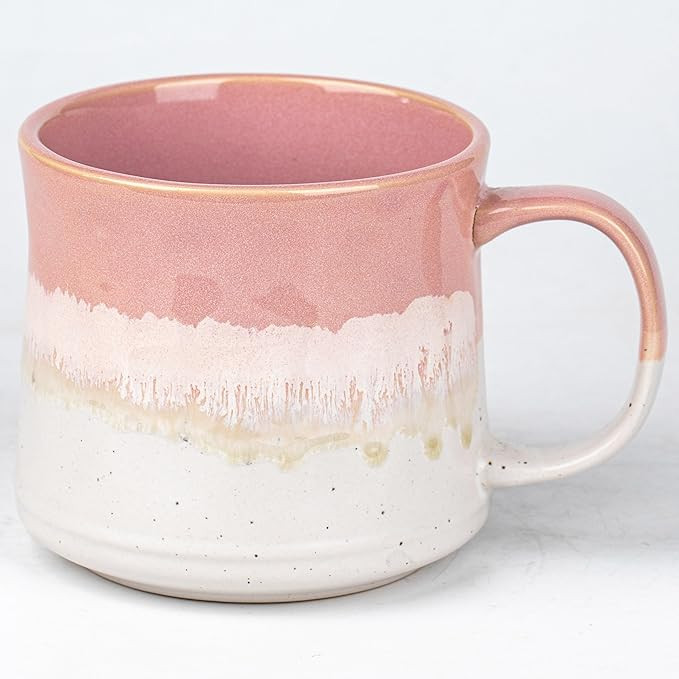 Large Ceramic Coffee Mug, 21 OZ Big Tea Cups with a Large Handle for Office and Home, Microwave a... | Amazon (US)