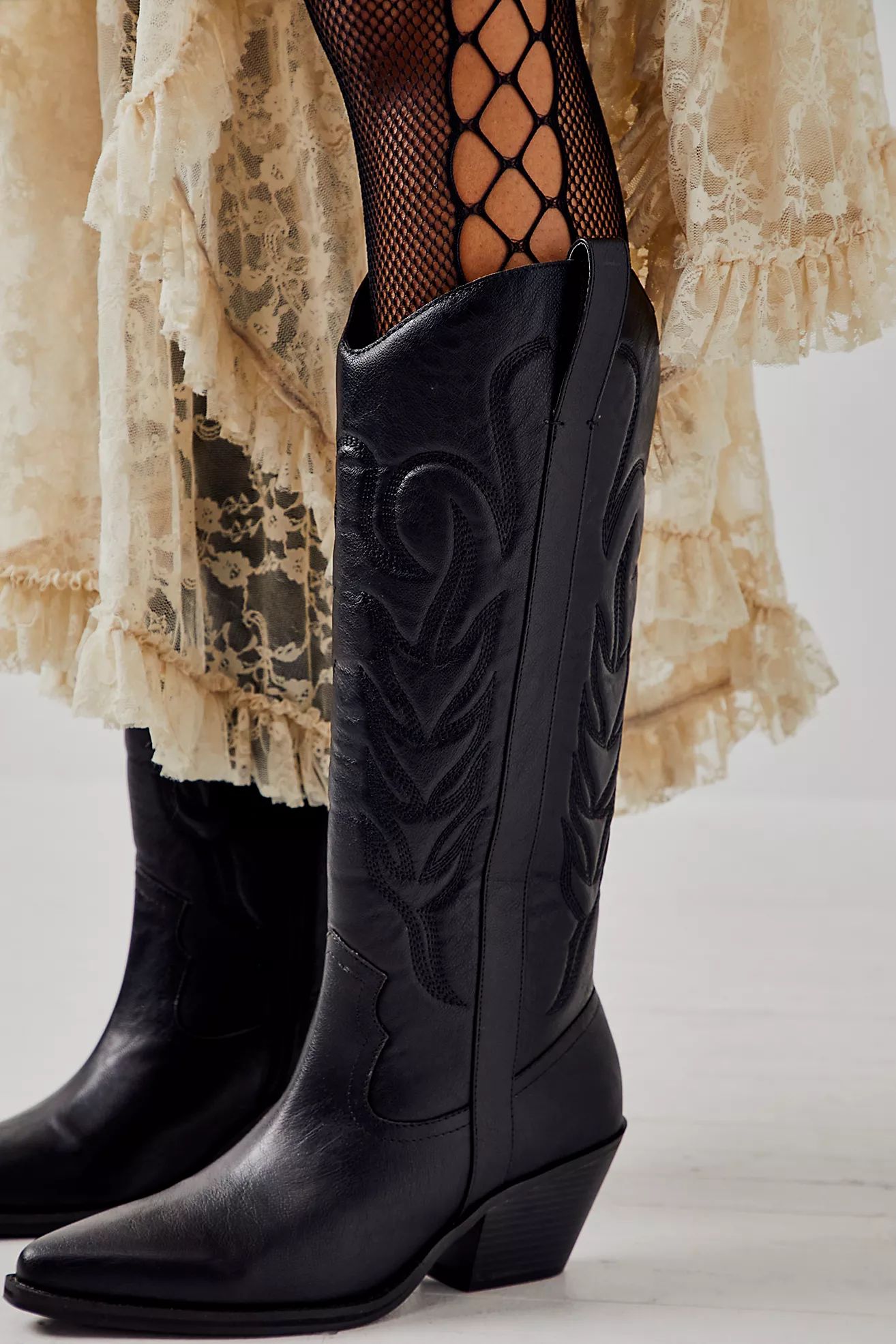 Vegan Acres Tall Western Boots | Free People (Global - UK&FR Excluded)