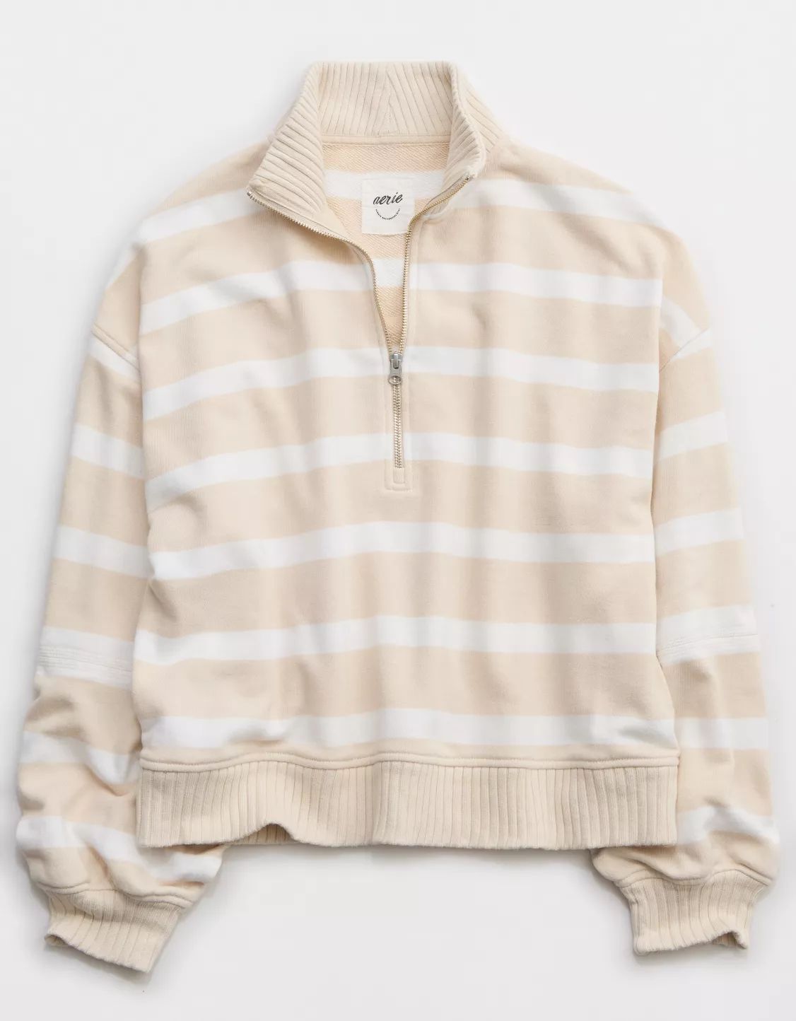 Aerie Sun's Out Quarter Zip Sweatshirt | Aerie