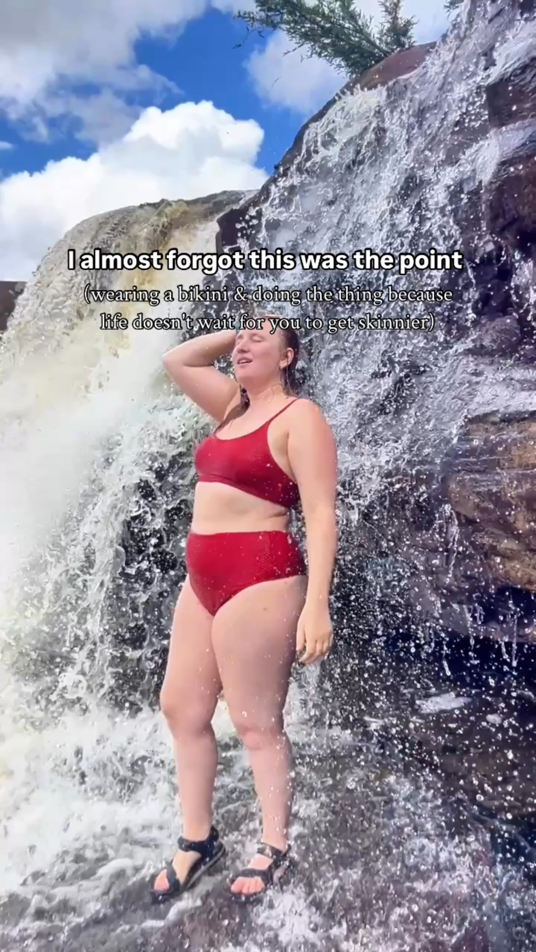 My favorite red bikini from Kashi that I bring all over the world I'm wearing a size 14 #cupshe #bikini #midsize #curvy 

#LTKTravel #LTKMidsize #LTKSwim