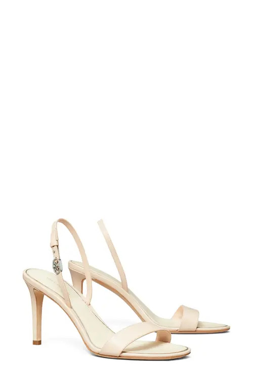 Tory Burch Double T Buckle Slingback Sandal in Soft Pink at Nordstrom, Size 8 | Nordstrom