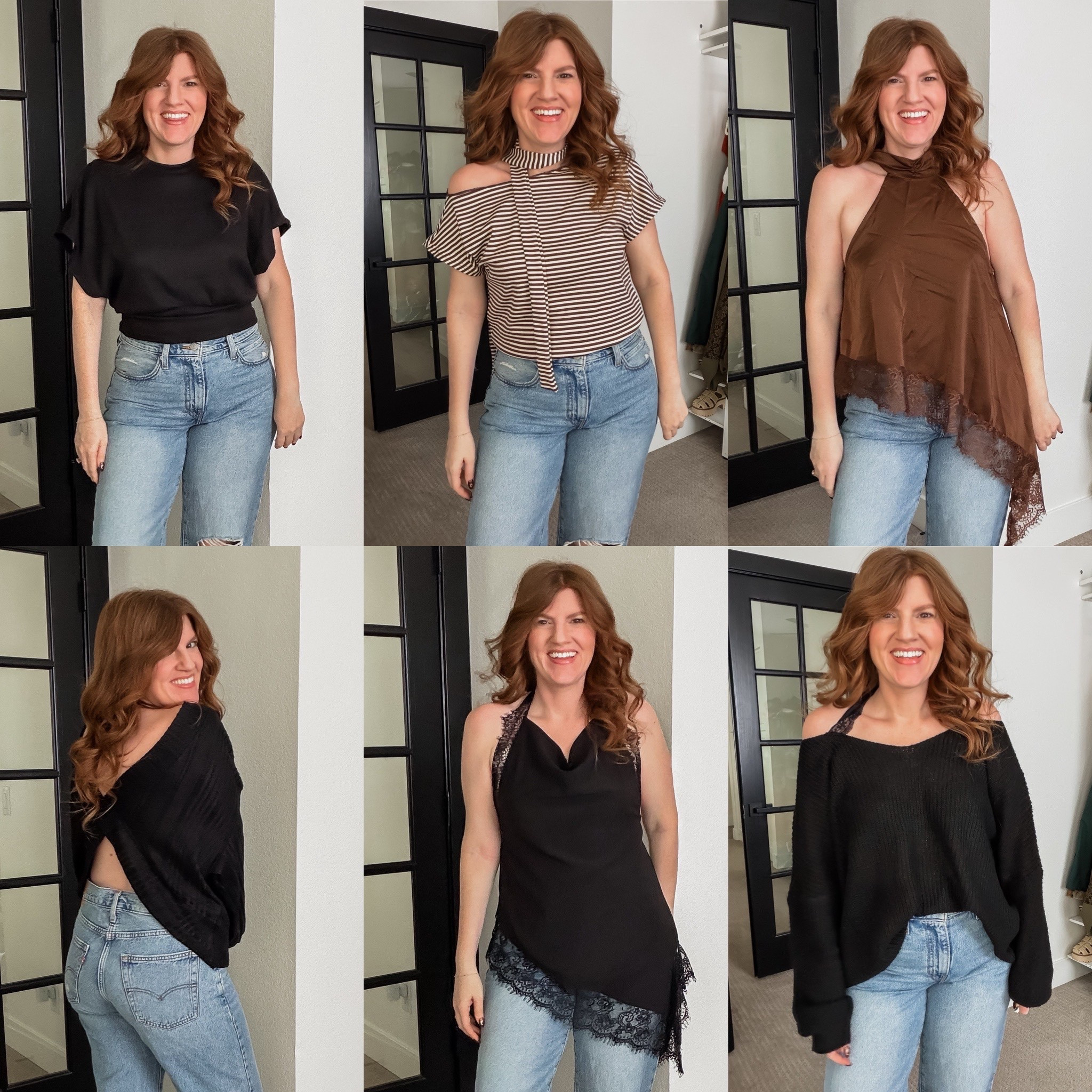 Going out tops from Amazon. Tops for jeans. 

#LTKValentine #LTKSaleAlert #LTKPetite