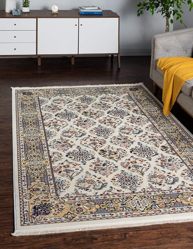 Unique Loom Narenj Collection Classic Traditional Textured Repeat Design Area Rug, 8' x 10' Recta... | Amazon (US)