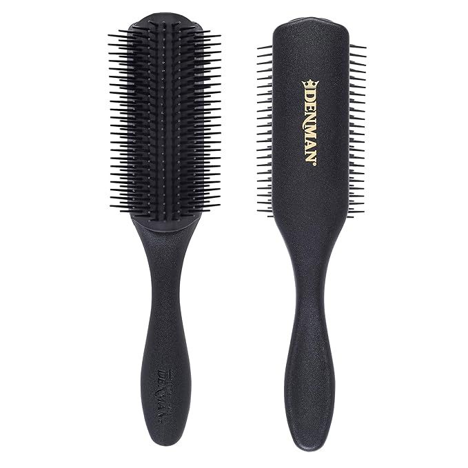 Denman Classic Styling Brush 9 Rows (Black) - D4 - Hair Brush for Blow-Drying & Styling – Detan... | Amazon (US)
