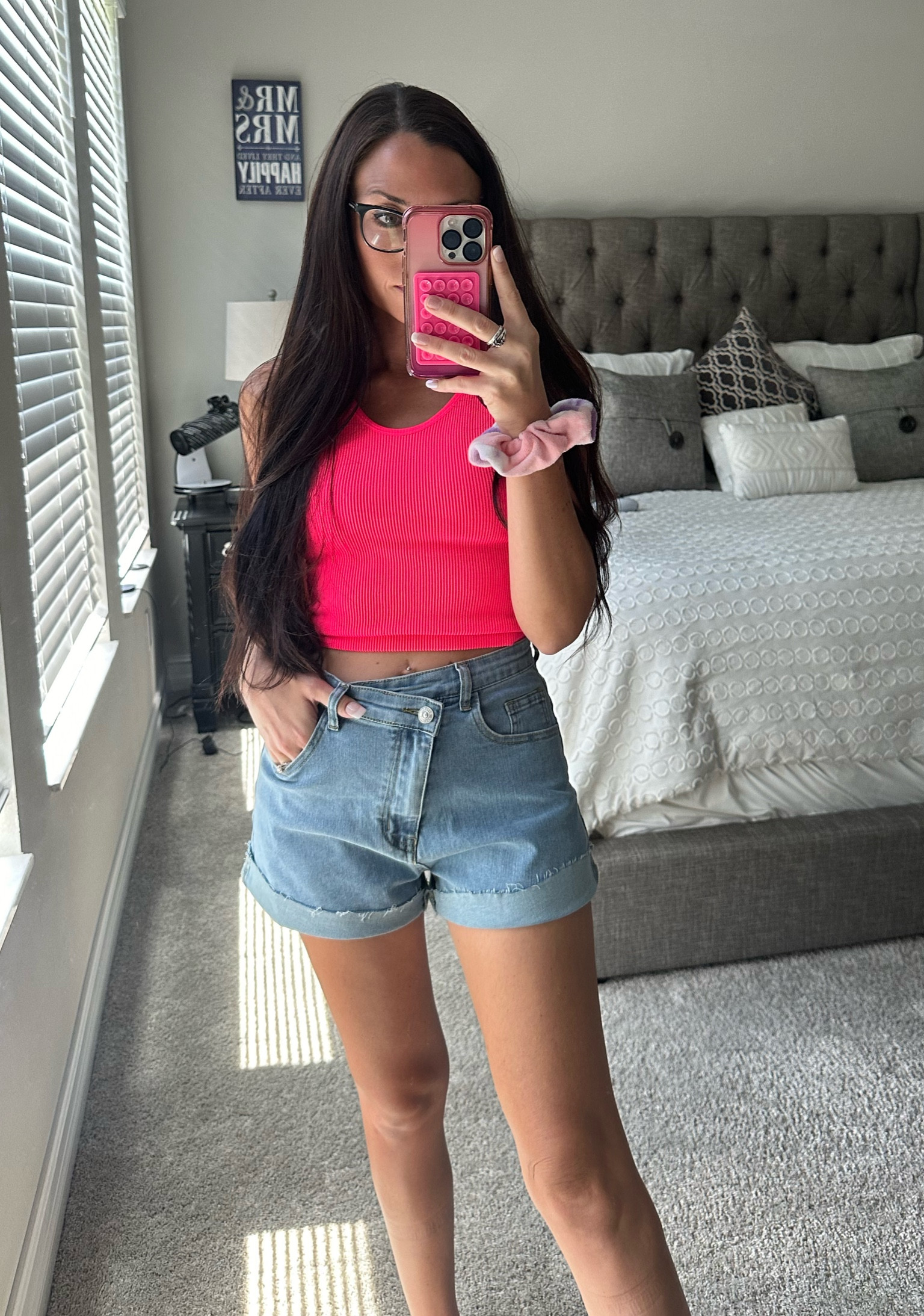 It’s still super hot here in FL , so I’m in summer mode ☀️ wore this Amazon tank top & denim shorts today . 

Wearing a small in both ! 

#outfitinspo #denim #amazonfinds 

#LTKStyleTip #LTKFindsUnder100 #LTKFindsUnder50