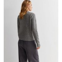 Dark Grey Knit Crew Neck Jumper New Look | New Look (UK)