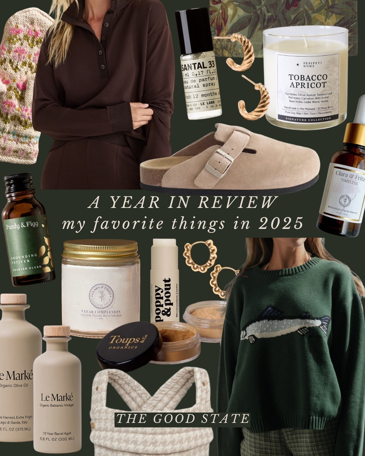 Here’s a round up of some of my favorite things from 2025! It was a year of stepping into motherhood, which called for cozy everything. A year of quality everyday staples and elevated loungewear. It was a year of little luxuries, like clean skin care, non-toxic candles and organic olive oil (which elevated EVERY MEAL). It was a year of staying hydrated with electrolytes.

A few of my favorite clothing brands this year were Haven Well Within, Quince and JCrew!

Gift gifts for her, gift gifts for him, men’s fashion, women’s fashion, wellness, health, wholeness, gifts for the chef, beauty, outfit idea, home decor, home accents, jewelry, activewear, candle, stocking stuffer, stocking stuffer for him, gift idea, gift guide

#LTKGiftGuide #LTKFindsUnder100 #LTKSaleAlert