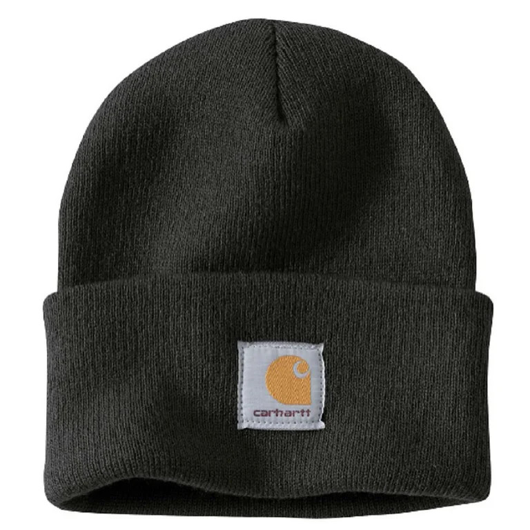Carhartt A18-Q37 Men's Knit Cuffed Beanie- Black, One Size | Walmart (US)