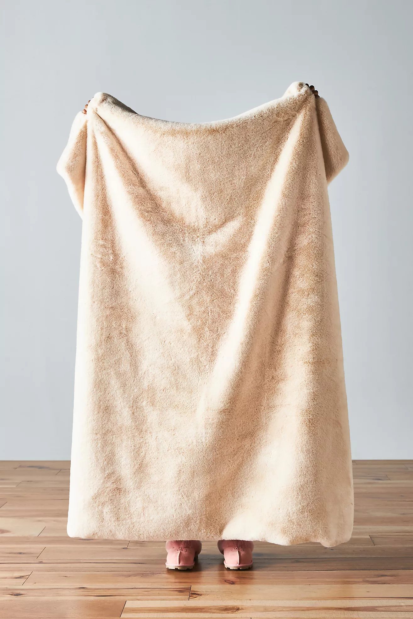 Sophie Faux Fur Throw Blanket | Anthropologie (US)
