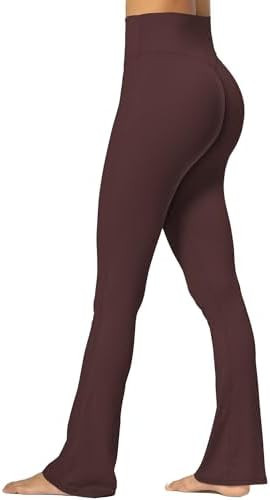 Sunzel No Front Seam Mini Flare Leggings for Women, Invisible Butt Scrunch Flared Yoga Pants with... | Amazon (US)