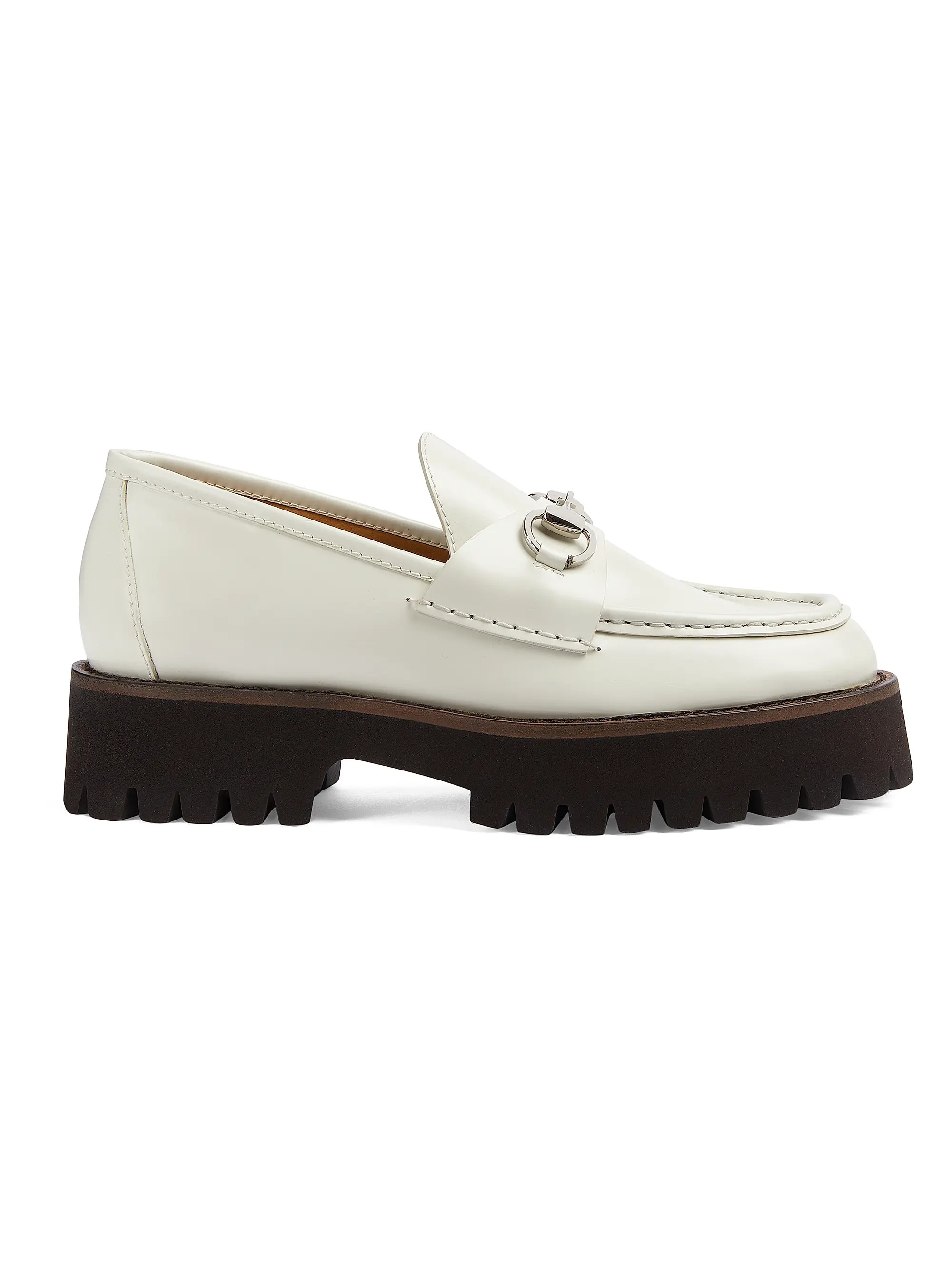 Sylke Leather Creeper-Style Loafers | Saks Fifth Avenue