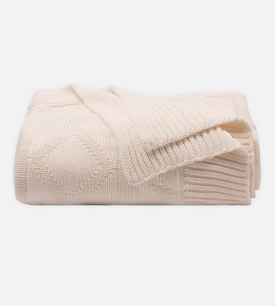 Bamboo Knit Throw Diamond | Cariloha