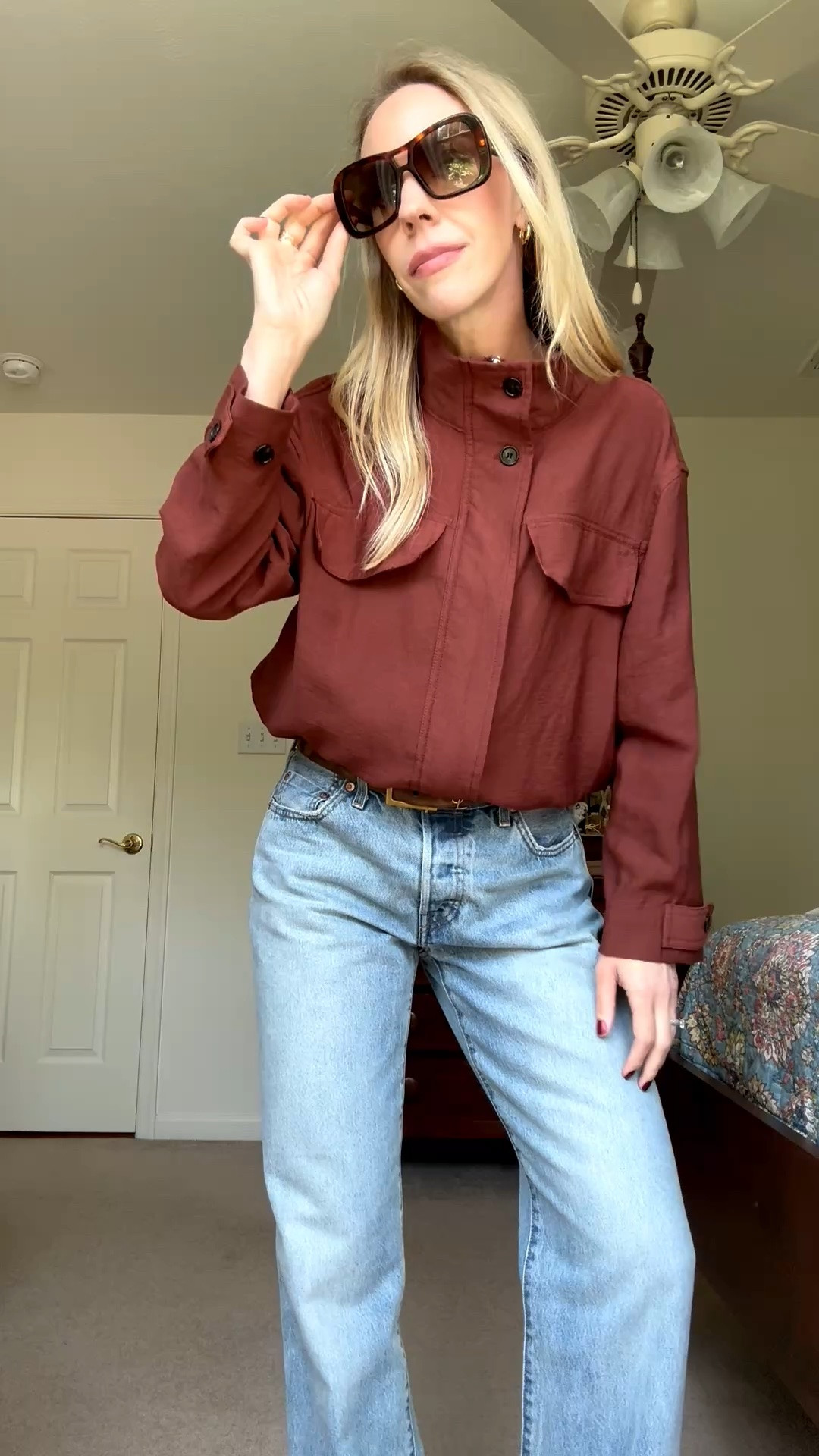 Funnel neck jacket NYFW trend styled for casual daytime wear - this jacket is under $50

#LTKNYFW #LTKSeasonal #LTKSaleAlert