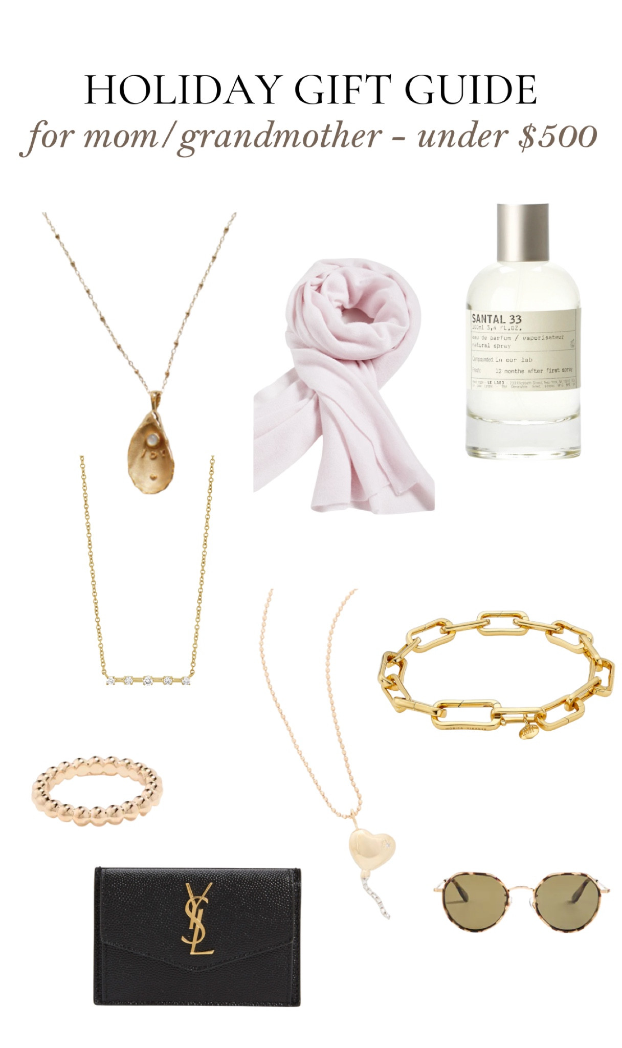 Gift guide - mom/grandmother under $500