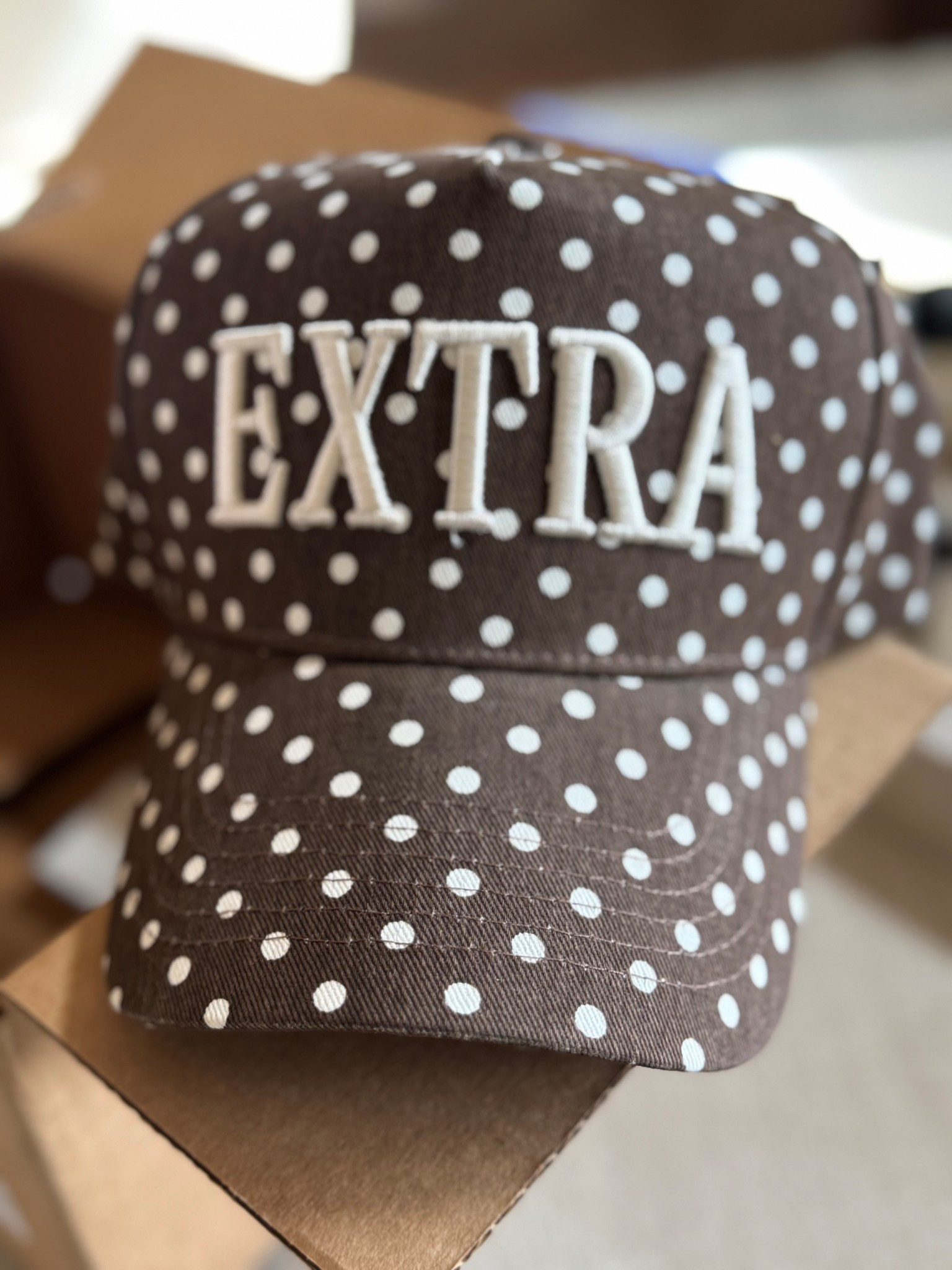 Polka Dot Hat 👏🏼

Polka Dots// Polka Dot Hat// Buckle// Extra hat// Hats for Spring/Summer 

#LTKfindsunder50 #LTKstyletip