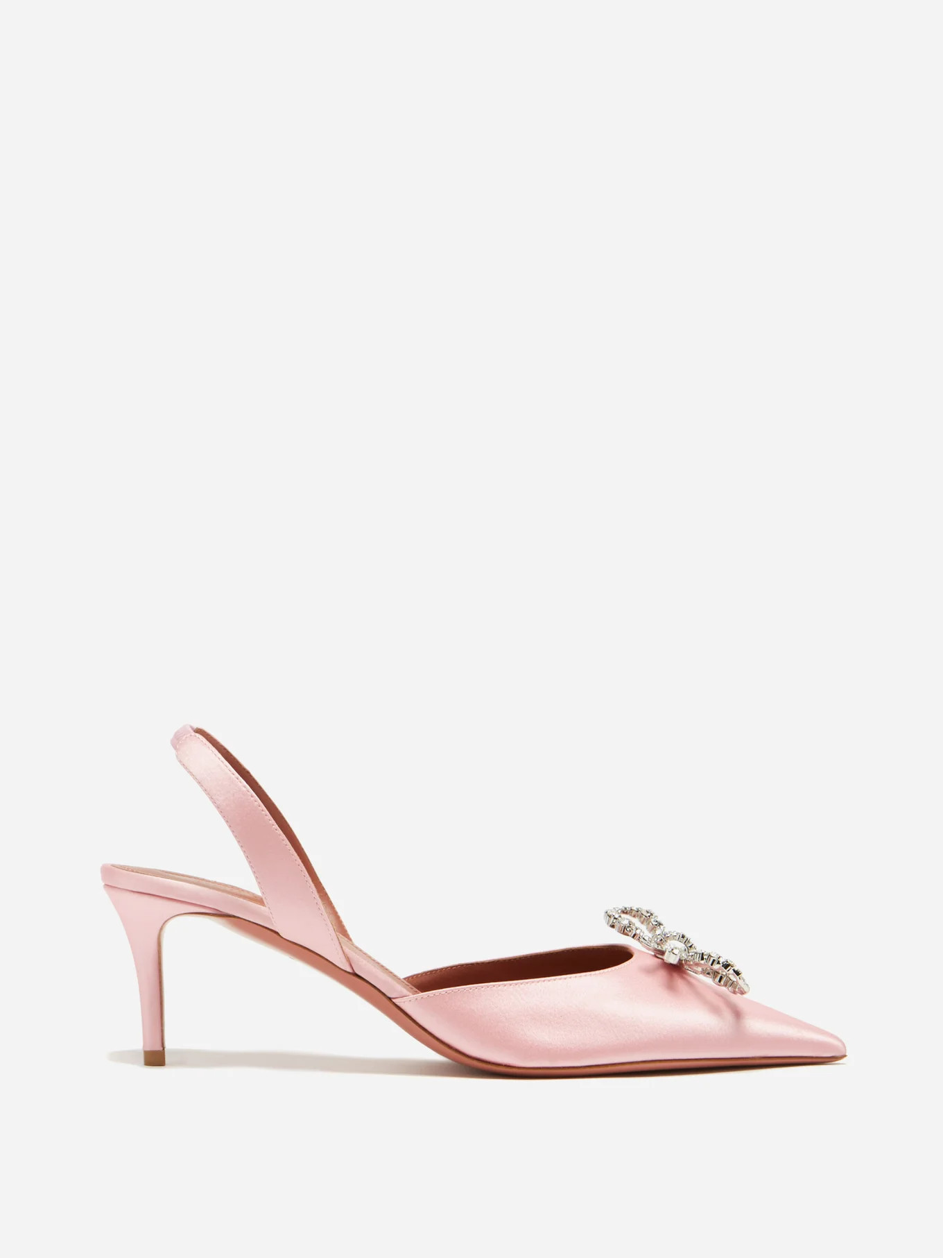 Rosie crystal-embellished silk-satin pumps | Matches (US)