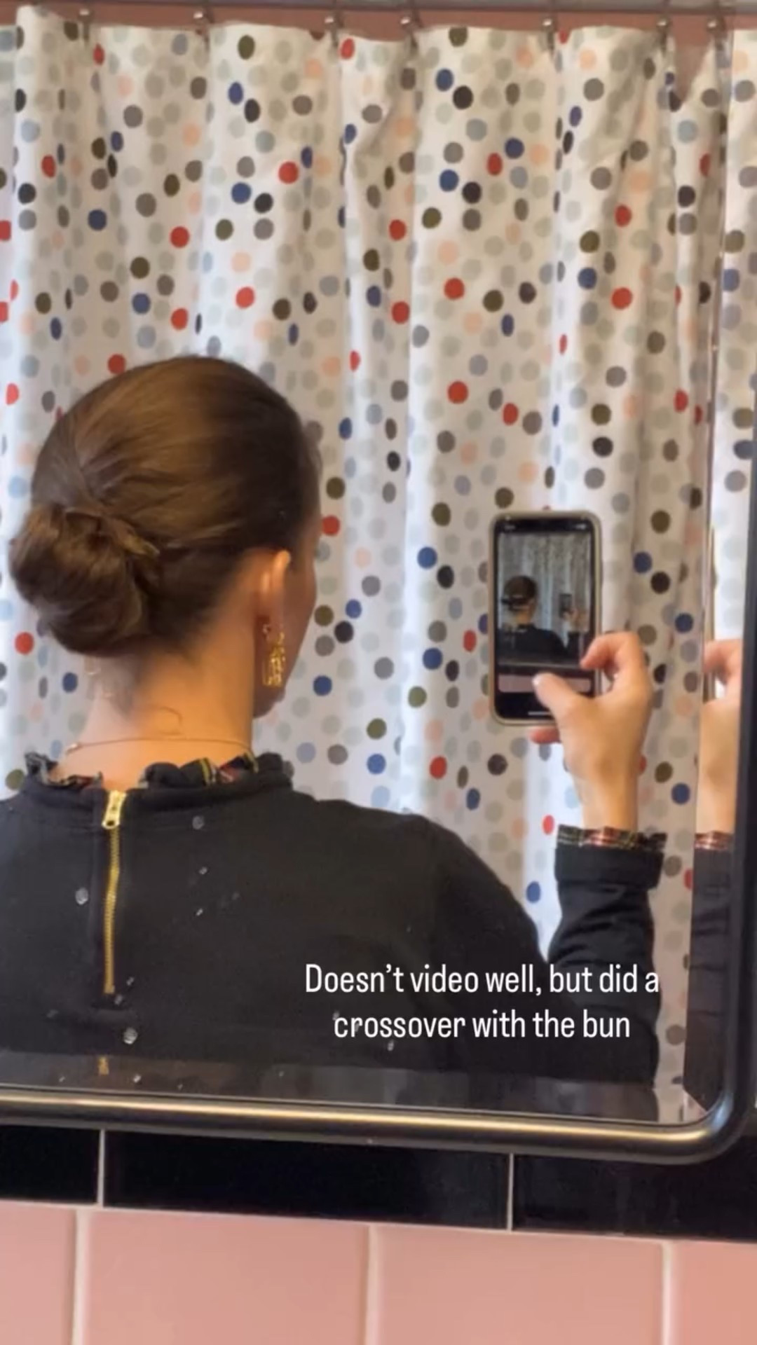 Doesn’t video well, but did a crossover with the bun