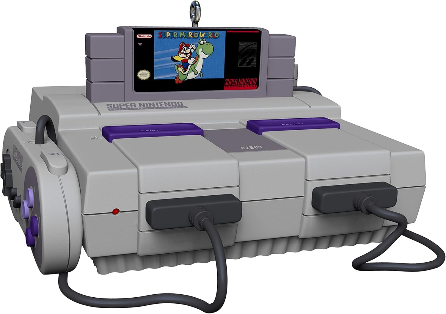 Hallmark Keepsake Christmas Ornament 2022, Nintendo Super NES Console, Sound and Light | Amazon (US)
