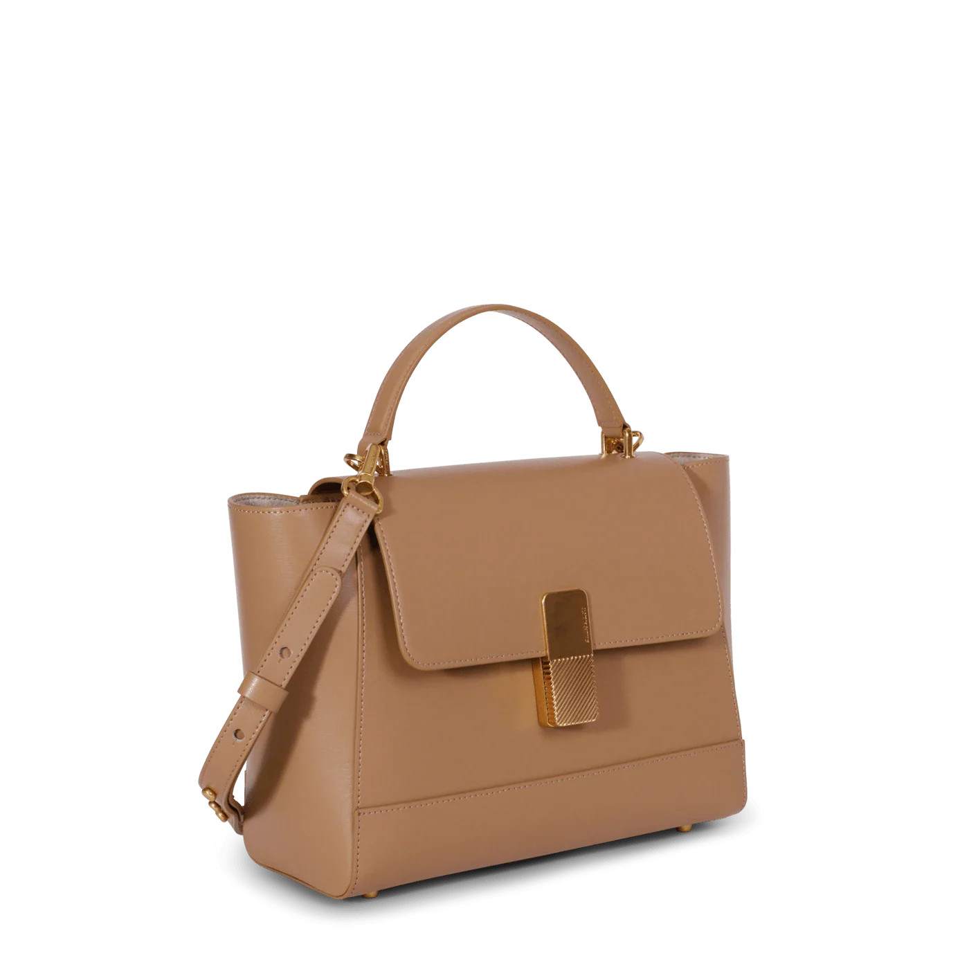 Marly Gold Edition - Hazelnut Box Leather | ATELIERS AUGUSTE