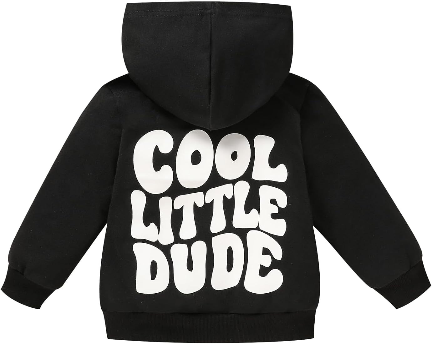 Toddler Baby Boy Fall Winter Hooded Clothes Baby Boy Hoodie Tops Letter Printed Long Sleeve Sweat... | Amazon (US)