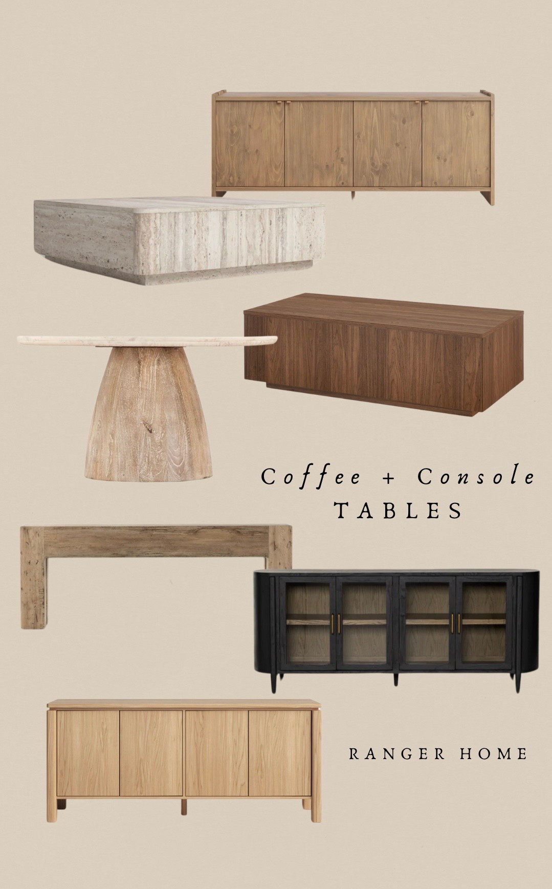 Wayfair coffee + console tables (30 styles to choose from) 🤎

#LTKSaleAlert #LTKHome