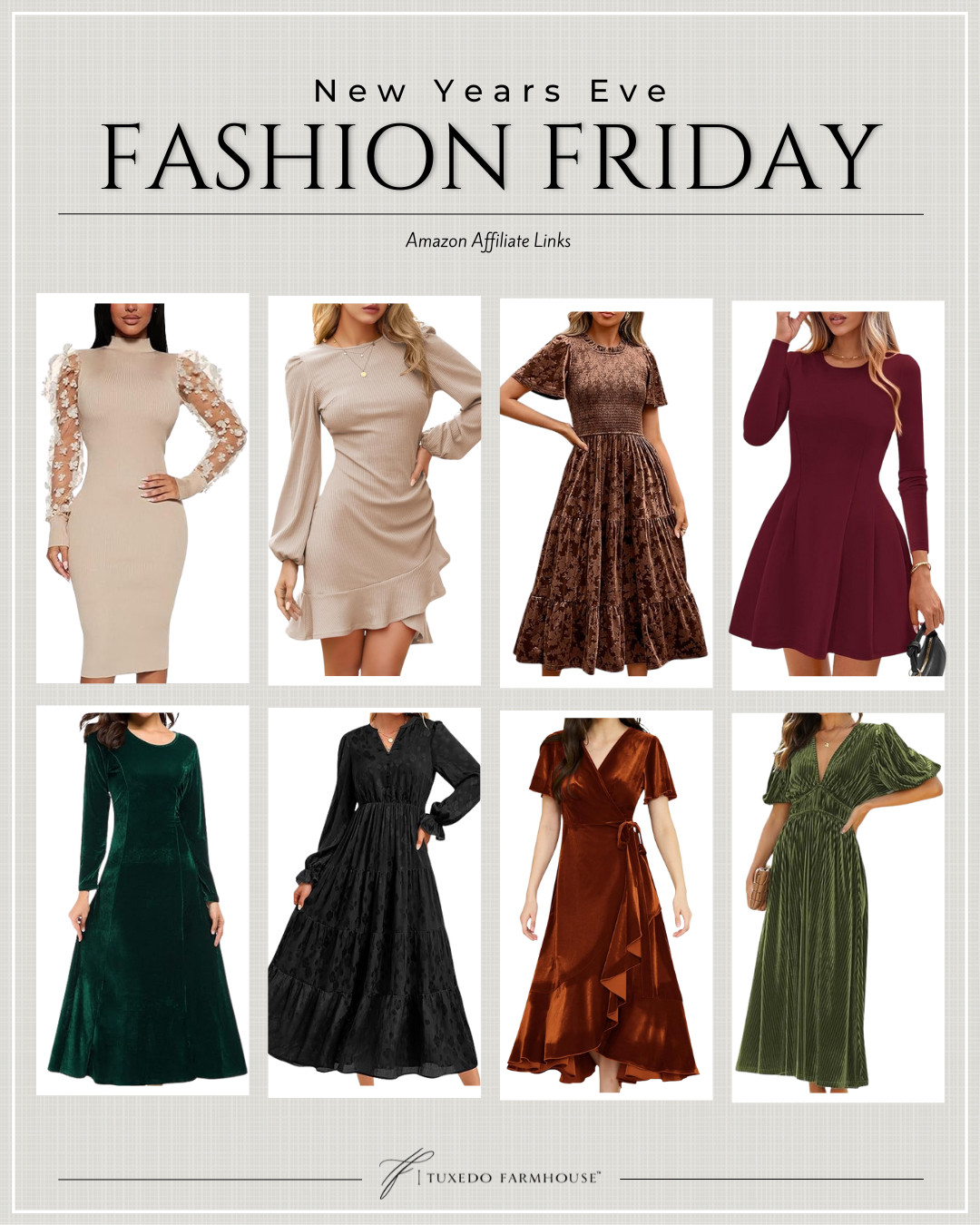 Amazon - Fashion Friday

Get ready to ring in the New Year with these stunning dresses! Perfect for any celebration. #NYE 

 #LTKHoliday #LTKSeasonal #LTKFindsUnder50