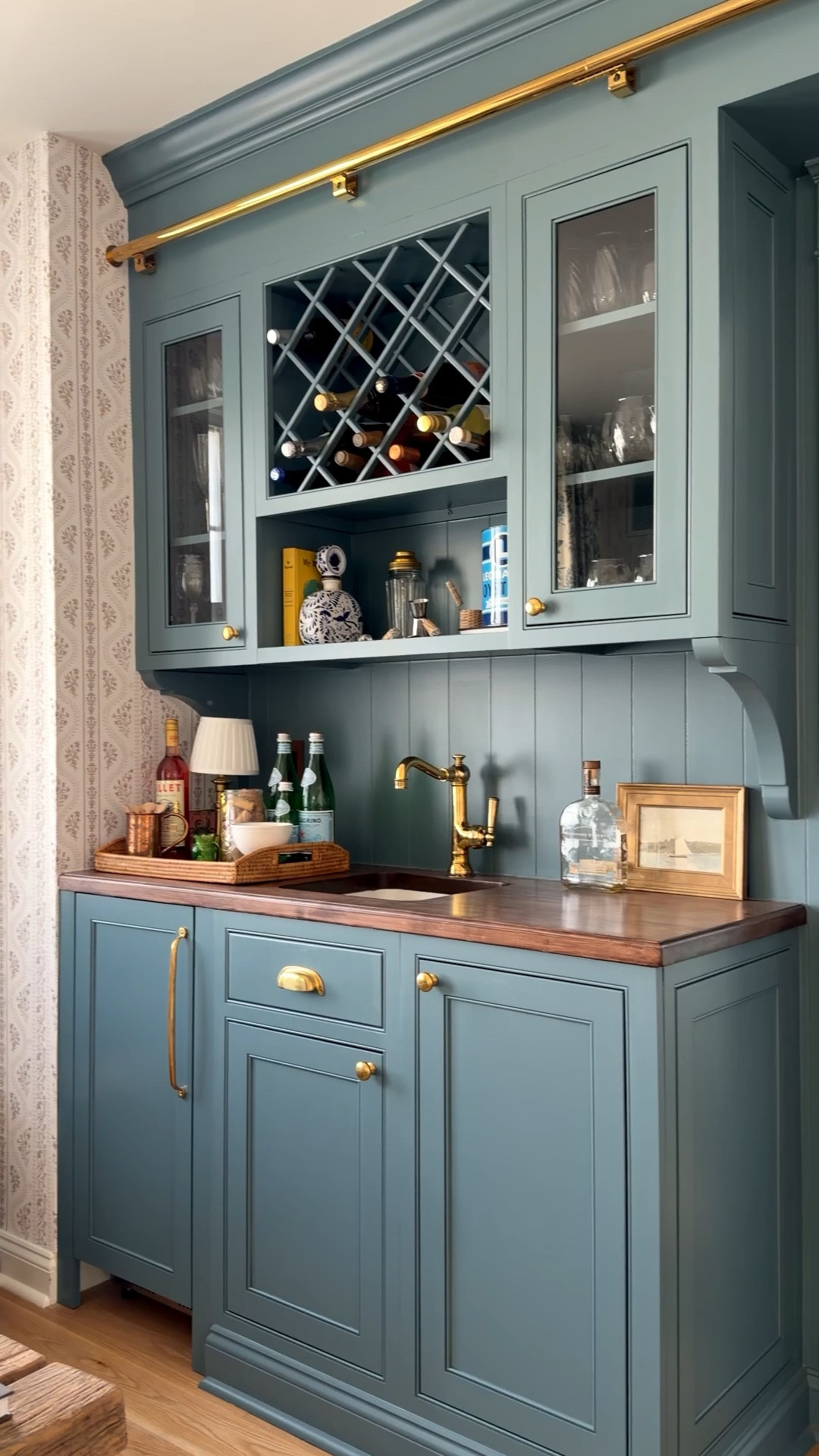 Have a color you love run? Run with it. Want it everywhere? Go for it. Your home, your rules. This is one of the most complimented areas of our home, and it’s because we trusted our gut 🤍 If you’re looking for the perfect blues, I’ve pulled together all the paint colors in my home! Comment BLUE for the list + to shop my spaces  