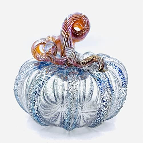 Luke Adams Glass | Handmade Glass Pumpkins | Handmade Table Top Home Decor (Squat, Happily Ever A... | Amazon (US)