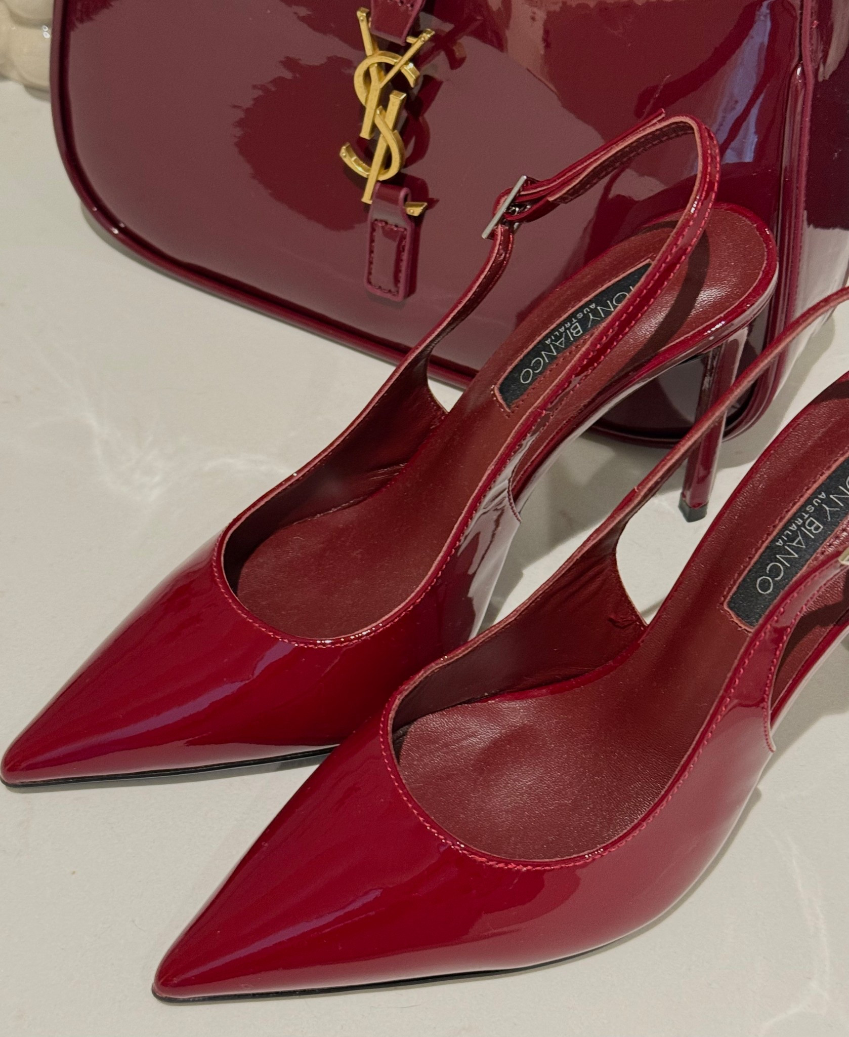 Burgundy Patent Sling Backs 👠 

Burgundy Heels | Burgundy Pumps | Burgundy Sling Back Heels | Patent Leather Heels | Tony Bianco Heels | YSL Bag | Saint Laurent Bag | YSL Purse | Saint Laurent Purse | 

#LTKItBag #LTKShoeCrush #LTKStyleTip