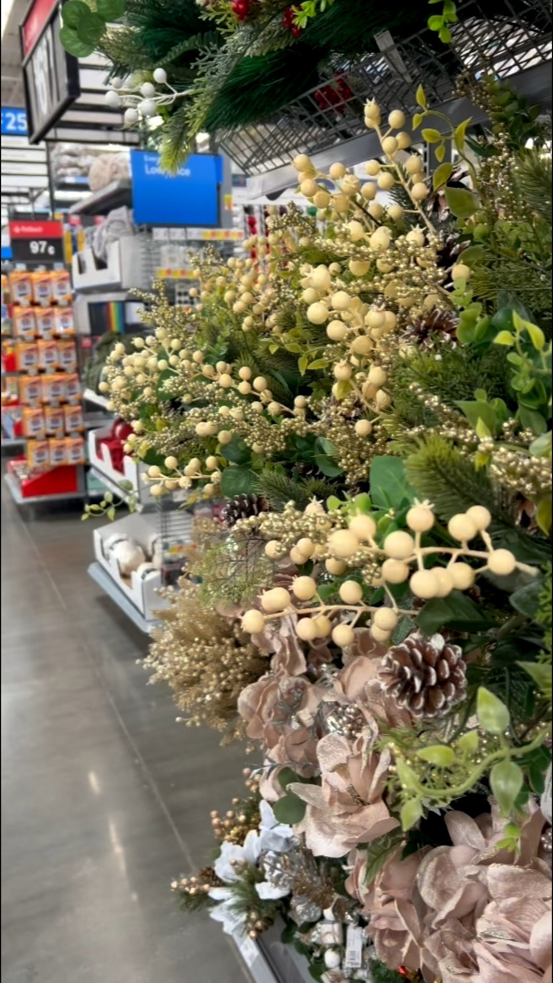 These viral stems from Walmart look perfect on my entryway table! And I love how they have gold sprinkled throughout them as well. It matches my Christmas tree perfectly! 😍

#LTKSeasonal #LTKHome #LTKHoliday