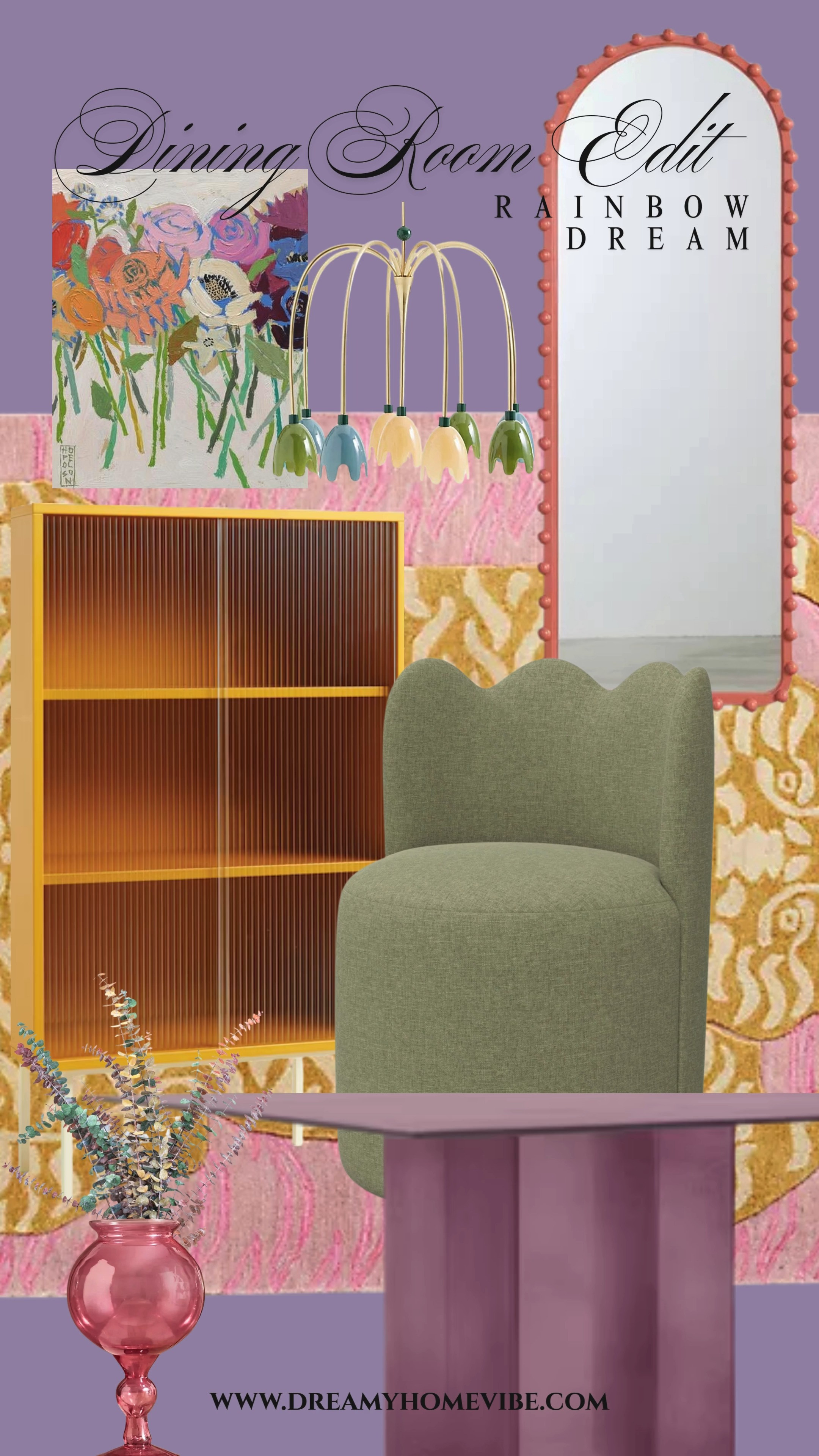 If your dining room has been craving color, this edit is going to make your heart skip. I built this look around soft pastels, fun silhouettes, and pieces that add pure visual happiness. Click through to shop the entire Rainbow Dreams dining room and see how these colors transform a space.
 #interiorstyling #diningroominspo #pasteldecor 

 #LTKHome