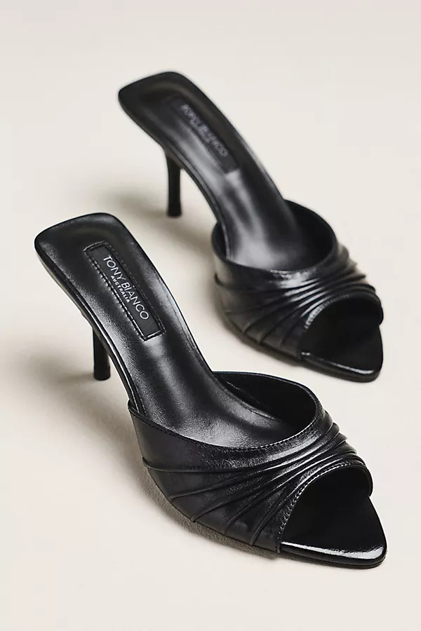 Hype Peep-Toe Mules | Anthropologie (US)