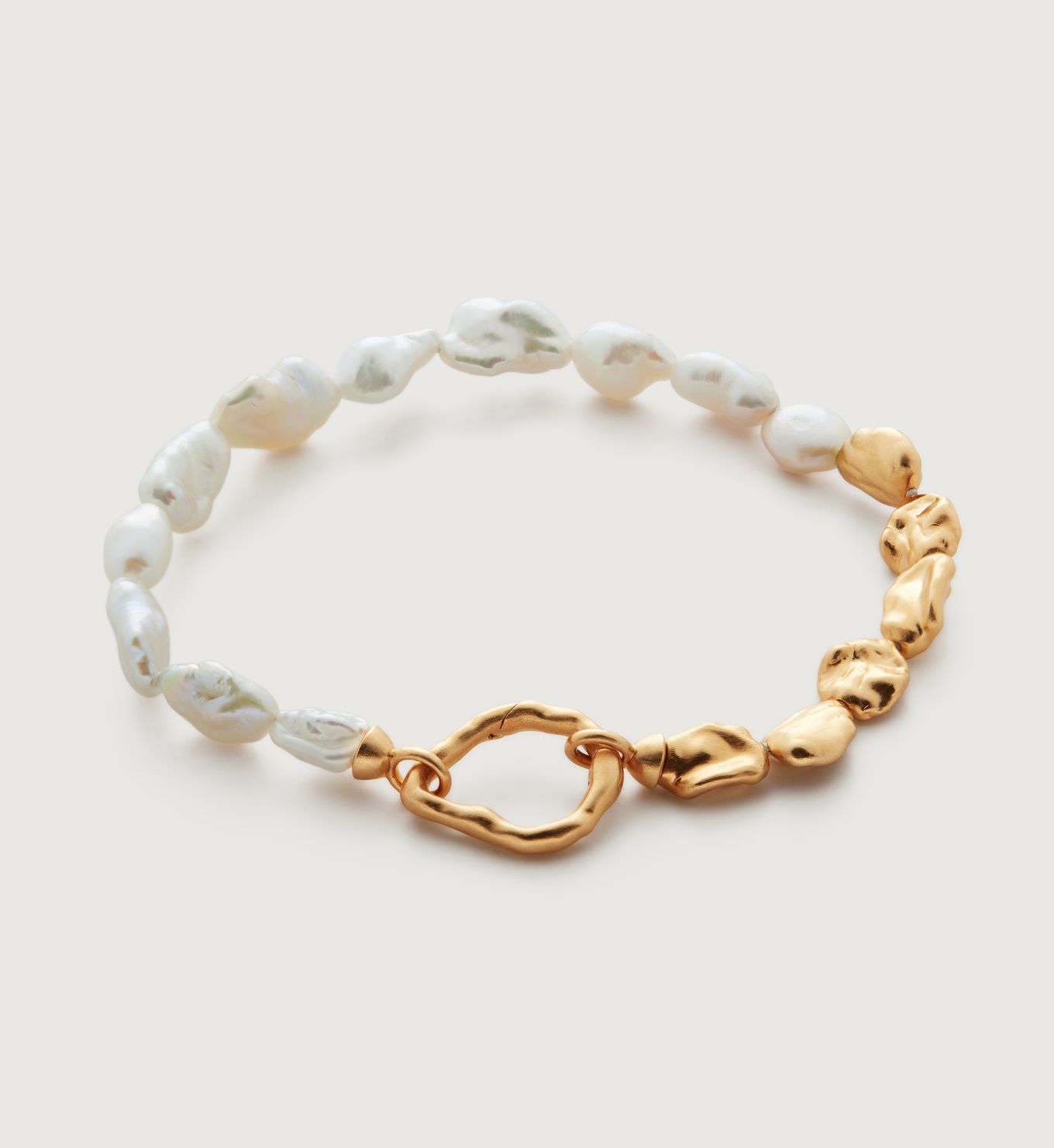 Keshi Pearl Bracelet



18k Gold Vermeil & Pearl


$250 | Monica Vinader (US)
