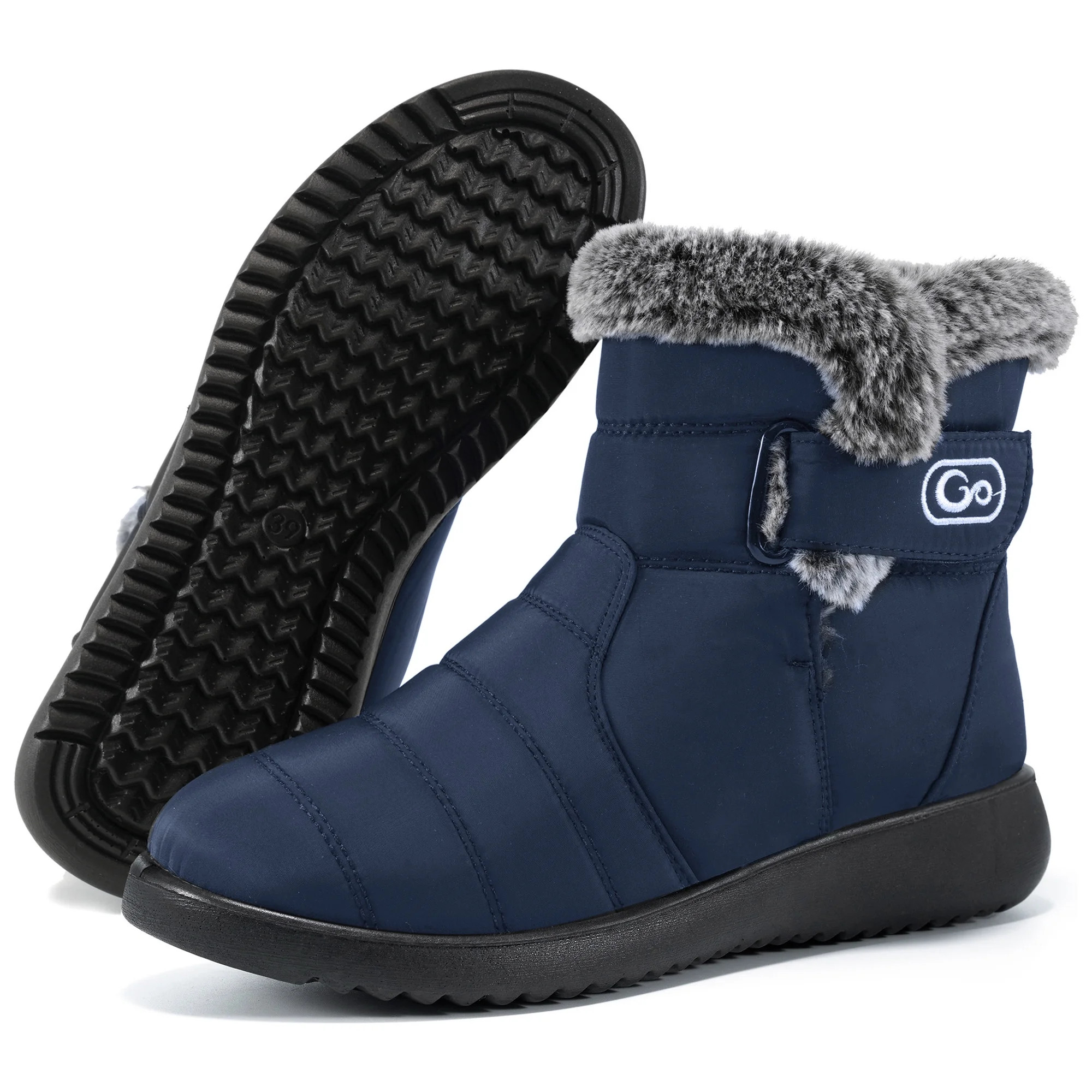 Ecetana Womens Snow Boots Winter Shoes With Warm Plush Fleece Lined Ankle Booties | Walmart (US)