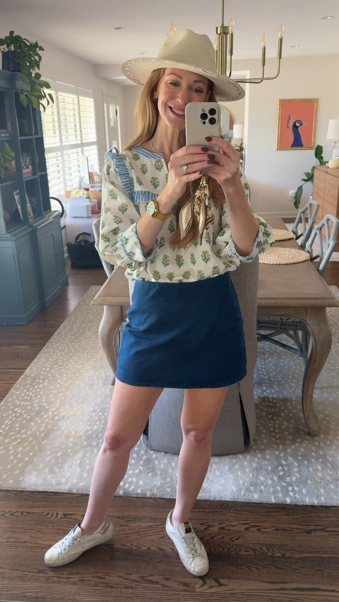 Love a denim skort! 
And this cute Amazon top that looks like a boutique blouse! 
I’m in a size small top. 

#LTKTall #LTKFindsUnder50 #LTKSeasonal