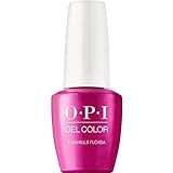 OPI GelColor Nail Polish, Purple Gel Nail Polish, Flashbulb Fuschia 0.5 fl oz | Amazon (US)