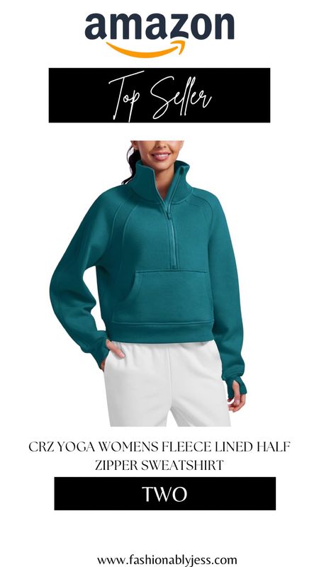 Love this Amazon lululemon scuba jacket dupe! Cute quarter zip sweater 

#LTKstyletip #LTKfitness #LTKfindsunder50