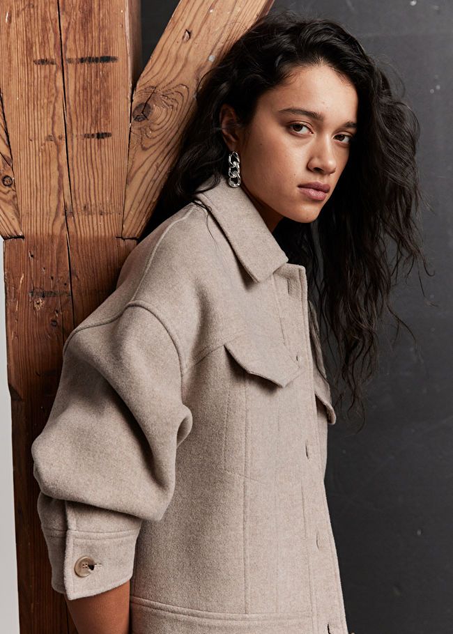 Collared Wool-Blend Jacket | & Other Stories (EU + UK)