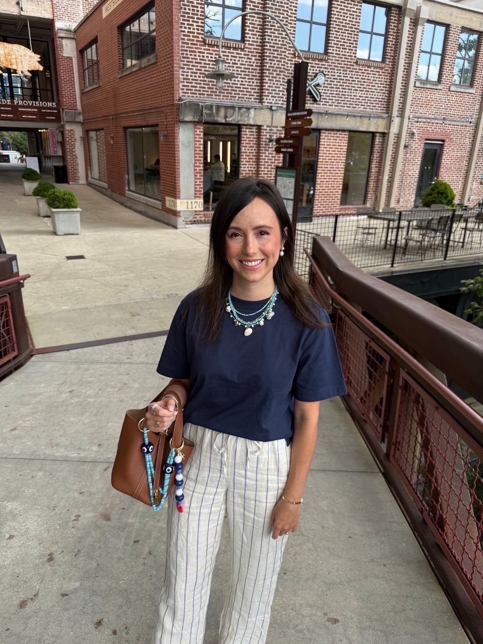 J crew navy boxy tee (small) with the best ever stripe linen pants (xs) and Baublebar accessories 




#LTKFindsUnder100 #LTKSeasonal #LTKootd
