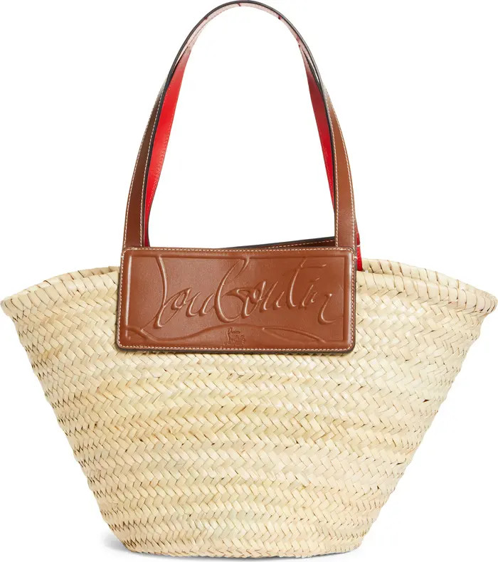 Loubishore Logo Straw Tote | Nordstrom