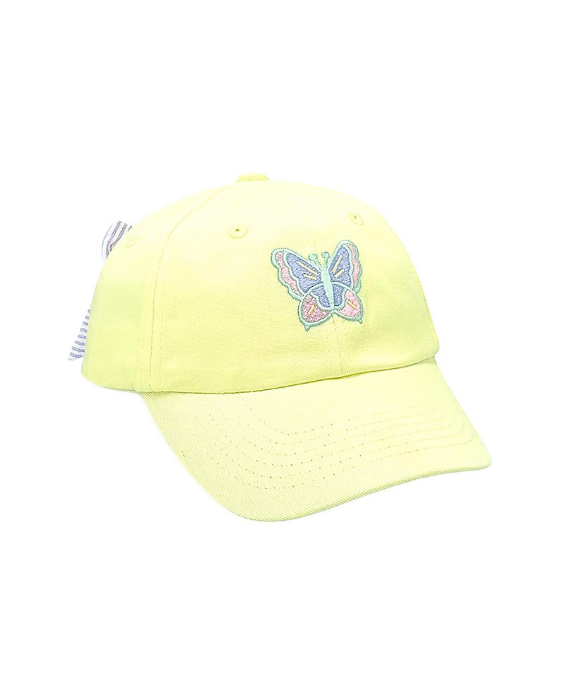 Bits & Bows Girls' Butterfly Bow Baseball Hat in Buttercup - Little Kid, Big Kid | Bloomingdale's (US)
