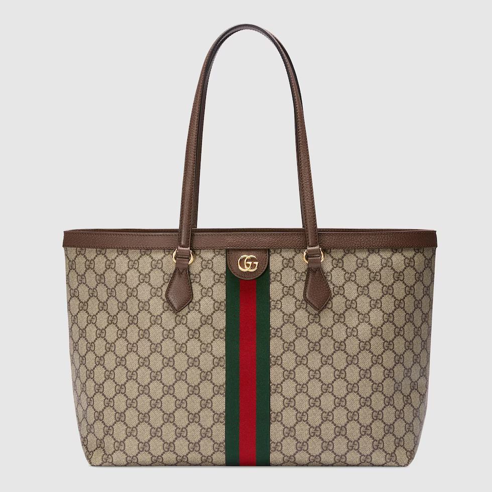 Gucci Ophidia medium tote with Web | Gucci (US)