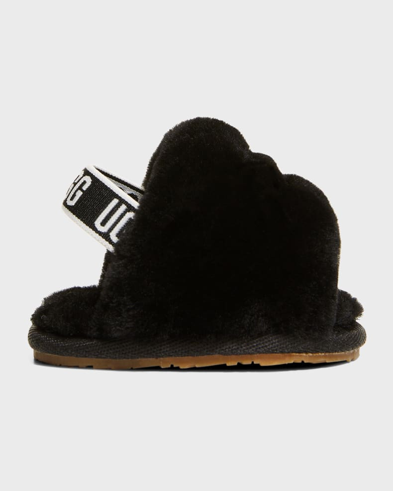 UGG Fluff Yeah Shearling Slides, Baby/Kids | Neiman Marcus