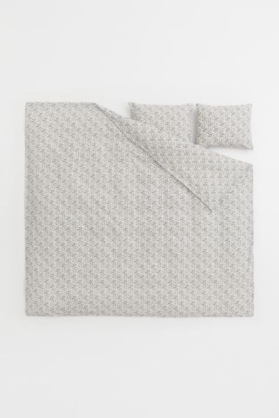 Cotton double duvet cover set | H&M (US + CA)