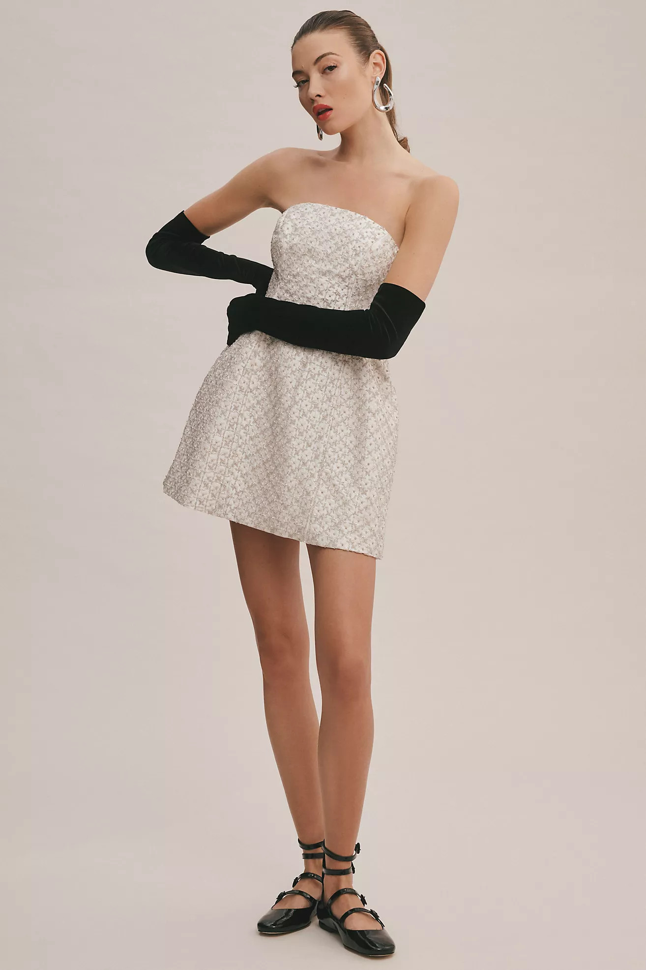 BHLDN Aslan Strapless Mini Dress | Anthropologie (US)