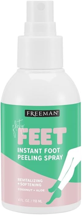 Freeman Flirty Feet Instant Foot Peeling Spray, Exfoliating Foot Mask For Summer, Moisturizing & ... | Amazon (US)